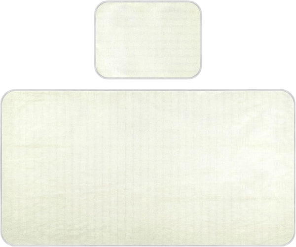 SyXIOP Yellow Cooling Baby Waterproof Crib Mattress pad 28" x 52" Reusable Mattress
