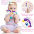 hahaland Toys for 1 Year Old Girl - Unicorn Musical Light Up Baby Girls Interactive Travel Christmas Stocking Stuffers