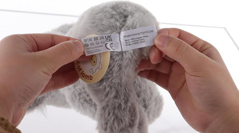 Apricot Lamb Toys Plush Gray Plush Koala Stuffed Animal - Soft Cuddly Perfect for Child - 8 Inches