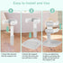 dorabaliy 6-36 Baby Shower Standing Support with Anti-Slip Base and Shower Head Holder, Adjustable Height/Width Baby