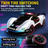 KAIMIO 1:20 4WD 2.4GHz Scale Remote Control Drift Car Racing Sport Toy RC Car with LED Lights, Racing and Drift Wheels