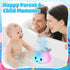 1-3 6-12 Summer 1 2 3 Baby Bath Toys for Kids Ages & Babies Months, Light Up Whale Sprinkler Water Pool Toys for Infant