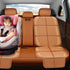 600D (Tan-1 Meolsaek Car Seat Protector for Child Car Seat, Durable Fabric Waterproof Car Seat Cover with Thick Pad