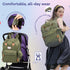 Backpack, Pack RUVALINO Diaper Bag Multifunction Travel Maternity Baby Changing Bags, Large Capacity, Waterproof, Olive