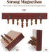 Set 15.4" Strong Magnetic Chess for Adults & Kids, Leather Chess Board & Handcrafted Wooden Chess Pieces with Storage