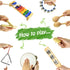 Set MUSICUBE Musical Instrument for Toddler Baby Kid Wooden Percussion Instrument Musical Toys Xylophone Maracas Egg