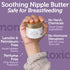 Era Organics Soothing Nipple Butter Breastfeeding Cream - Baby Friendly USDA Organic Balm to Calm Chapped Skin