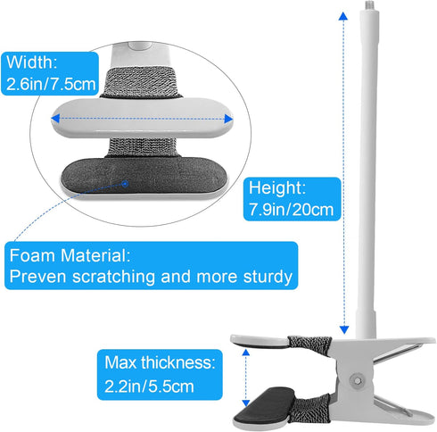 BFYTN 2 Pack C100/C101/C110/C111 Baby Monitor Mount for Tapo Indoor Security Camera Flexible Long Gooseneck Arm, Baby