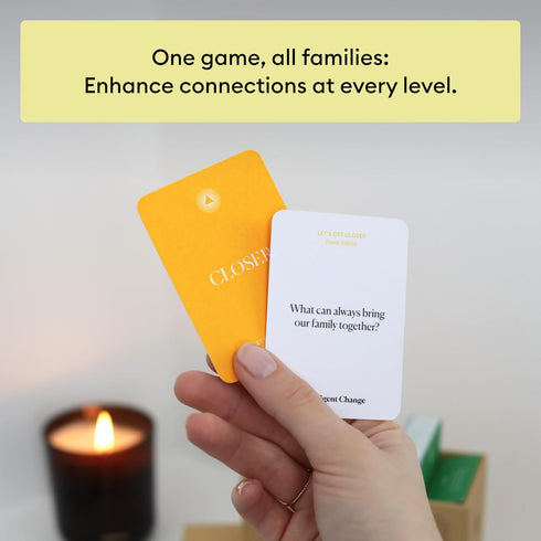 100 Intelligent Change Get Closer: Family Bonding Question Card Game, Conversation Starters with Fun Questions