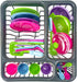 Kids Super Durable Kitchen Toys Set, 27 Pieces Pretend Play Dish Toy with Wash and Dry Tableware Dish Rack and Drainer