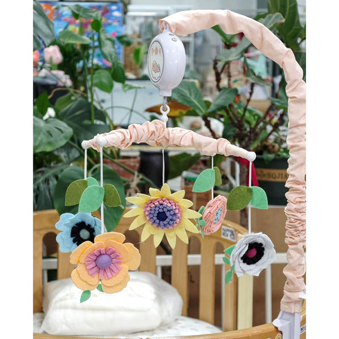 Musical Baby Mobile for Crib - Crib Toys Hanging Cute Design for Boys and Girls Perfect Baby Crib Mobile with Music