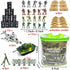 3 otters 250PCS Army Men Military Set, Army Men Action Figures Military Figures and Accessories World War II Army Men Toys for Boys