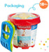Fisher-Price Toddler 3-in-1 Beach Bucket: Portable Sprinkler and Sandcastle Mold, Water Toy and Sand Toys for Ages 18+