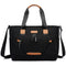 Diaper Bag Tote with 16 Inch Laptop Compartment, Large Crossbody Toddler Bag for Mom (Black)