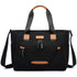 Diaper Bag Tote with 16 Inch Laptop Compartment, Large Crossbody Toddler Bag for Mom (Black)