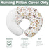 Farmland Cute Pastel Farm Animals Baby Nursing Pillow Covers for Boy Girl Farmhouse Pig Cow Chick Dog Meadow Nursing