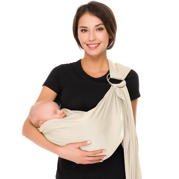 CUBY Water Baby Sling Carrier Lightweight Breathable Mesh Baby Wrap Carrier Adjustable