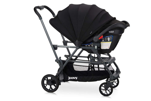 Joovy Caboose S Car Seat Adapter, Compatible with Caboose S & Caboose RS Strollers, Works with Select Britax/BOB B-Safe