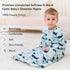 12-18 100% 2-Way 2 Pack 0.5 Unnivoll Baby Sleep Sack Months Cotton Long Sleeve Wearable Blanket Baby Sleep Bag