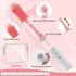 Chuya Baby Bottle Brush Kit -Upgraded Silicone Bottle Cleaning Brush & Nipples Cleaning,Press-Pump Foam Dispenser Brush