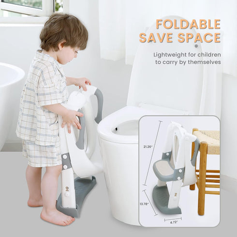 JASSONE 2 1 Potty Training Seat, Toddler Step Stool, in Potty Training Toilet for Kids, Baby Seat with Splash Guard
