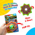 JA-RU Shapes Fidget Toys Flip & Crack - 3 Packs Magic Fidget Rattle Toy for Kids & Toddler, Stress Relief