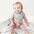 Konssy Muslin Baby Bibs 10 Pack Baby Bandana Drool Bibs 100% Cotton for Unisex Boys Girls
