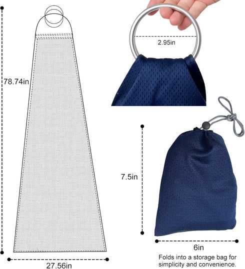 Summer Swimming CUBY Water Baby Sling Carrier Lightweight Breathable Mesh Baby Wraps Carrier Adjustable Ring Sling