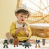 Generic 24PCS Set Italian Brainrot Action Figure,Tralalero Tralala Action Figure with Tralalero Tralala,Tung Tung Tung
