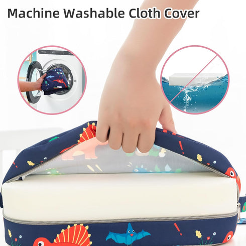 Eiury Toddler Booster Seat for Dining Table, Portable Kids Booster Seat with Safety Buckles Portable Increasing Booster
