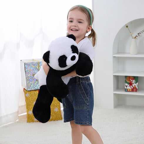 5 lbs 24" JellyMallow Weighted Stuffed Animals Panda Plushie, Cute Panda Weighted Plush Pillow Giant Stuffed Animals