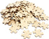 Juvale 100 Blank Wooden Puzzle Pieces for Crafts, DIY Art Projects, Unfinished Freeform Jigsaw Wood Puzzle