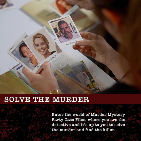 Murder Mystery Party - Death in Antarctica Case File Game for 1+ Players, Ages 14 and Up