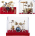 Miniature Drum Set, Kit Miniature Musical Instrument for Desk Display, Mini Ornaments Craft Home Decor (18cm)
