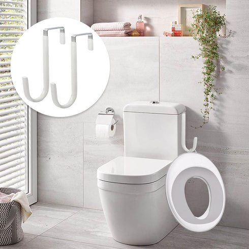 joaoxoko Hook2pcs Potty Seat Multifunctional Potty Hook for Kids Towel Organizer Heavy Duty Organizer HooksZ Shaped