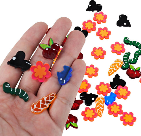 CZYY Wingspan Food Resource Tokens, Included Nectar Set of 174 Acrylic Laser Cut Upgraded for Wingspan Board Game