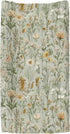 Summer 32''16'' Vintage Wildflowers Baby Changing Pad Covers for Boys Girls Retro Plant Fitted Change Table Pad Covers
