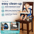 Hiccapop OmniBoost Travel Booster Seat with Tray for Baby | Folding Portable Baby Booster Seat for Dining Table