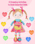 Doll(16''), 2-Year-Old LeyaDoll Educational Soft Baby Learning Sensory Doll for Toddlers, Montessori Toys for Girls