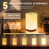 Dimmable 256 4000mAh Auxmir Nursery Night Light for Kids, Touch Night Lamp with RGB Color Changing for Baby Adult