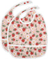 IHCVHQX Baby Feeding Bibs for Boys Girls Strawberries and Daisies Button Newborn Infant