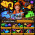 3-515 6 [31 PIKOY Excavator Toys for Boys Sounds & FilmsKids Construction Toys Truck Night Light Kids Colors & Remote