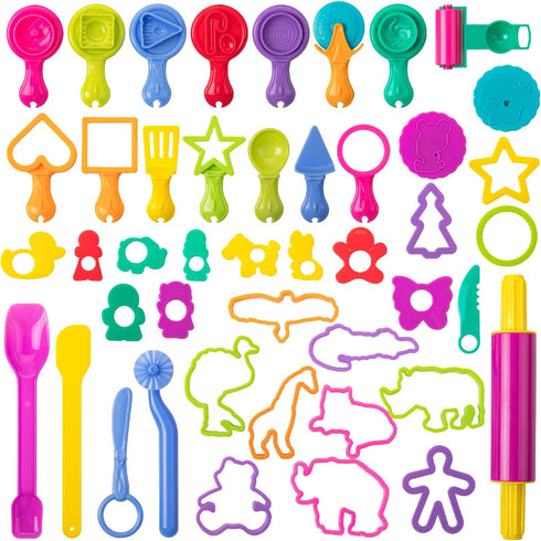 Mr. Pen Play Dough Tools Kit, 45 Pcs Playdough Toys, Accessories, Molds for Kids Play Dough Tool Set