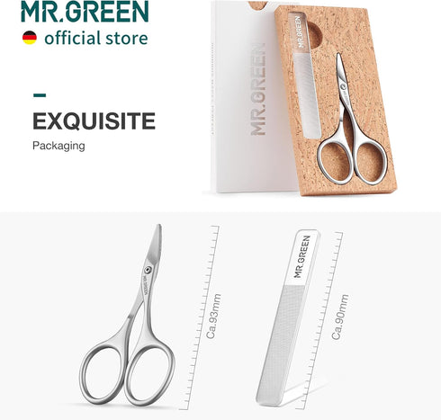 MR.GREEN Baby Nail Scissors Safety Nail Care Clippers Cutter Newborn Baby Convenient Nail Grooming Manicure Tool (Nail