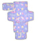 SyXIOP Cute Cartoon Rocking Horse Star Purple Peach Reusable Changing Table pad with