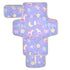 SyXIOP Cute Cartoon Rocking Horse Star Purple Peach Reusable Changing Table pad with