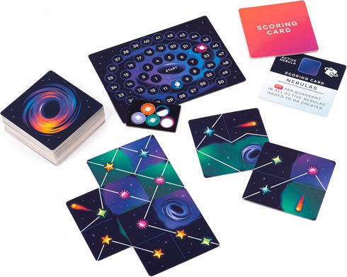 Professor PUZZLE Outer Space Galaxy-Building Card Game