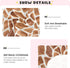 CHUROUSY 28x52 Inch Giraffe Print Crib Sheets for Boys Girl Giraffe Spots Zoo Safari Brown Animal Fitted Mattress Cover