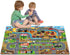 Oriate Kids Toy Dream Mat - Multi Color Monster Truck Activity Playmat, Ideal Educational Floor Mats for Children