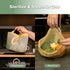Bag,70oz/2000ml Home&On-The-Go,Pineapple/2PCS Haakaa Silicone Microwave Steamer & Steriliser Large Capacity Reusable